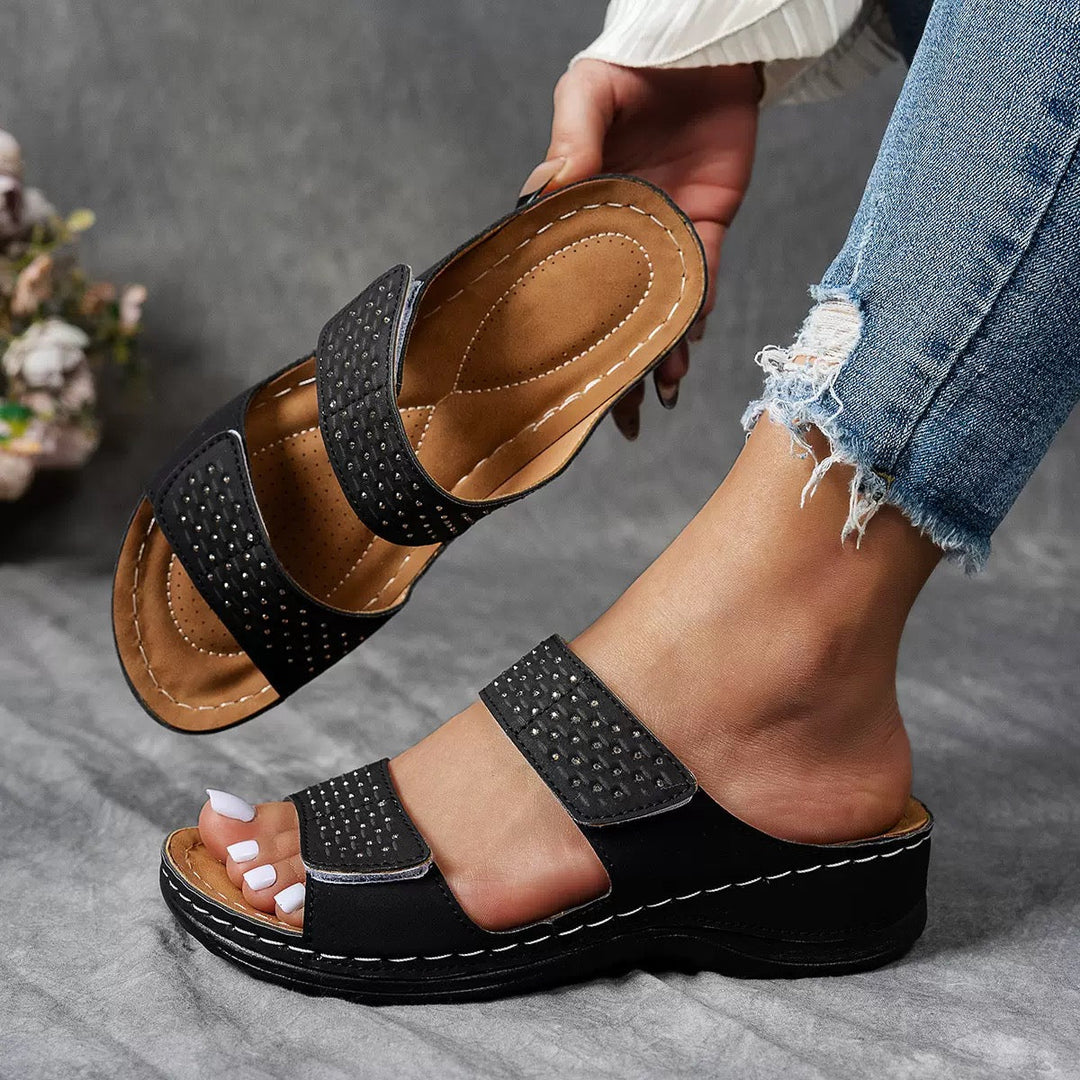 Ortholuxe™ – Breathable Orthopedic Slip-In Sandals