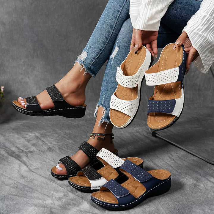 Ortholuxe™ – Breathable Orthopedic Slip-In Sandals
