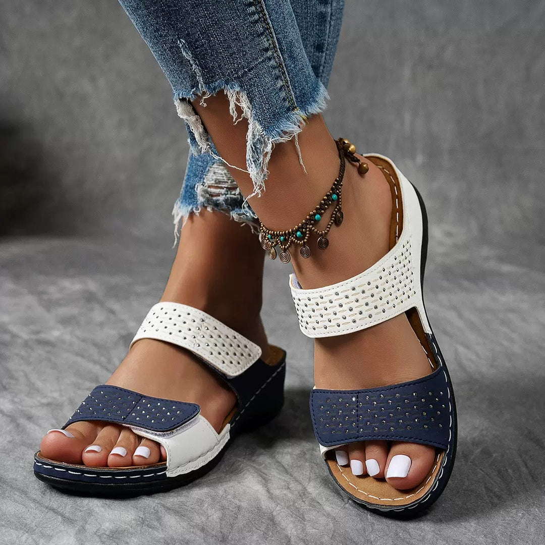 Ortholuxe™ – Breathable Orthopedic Slip-In Sandals